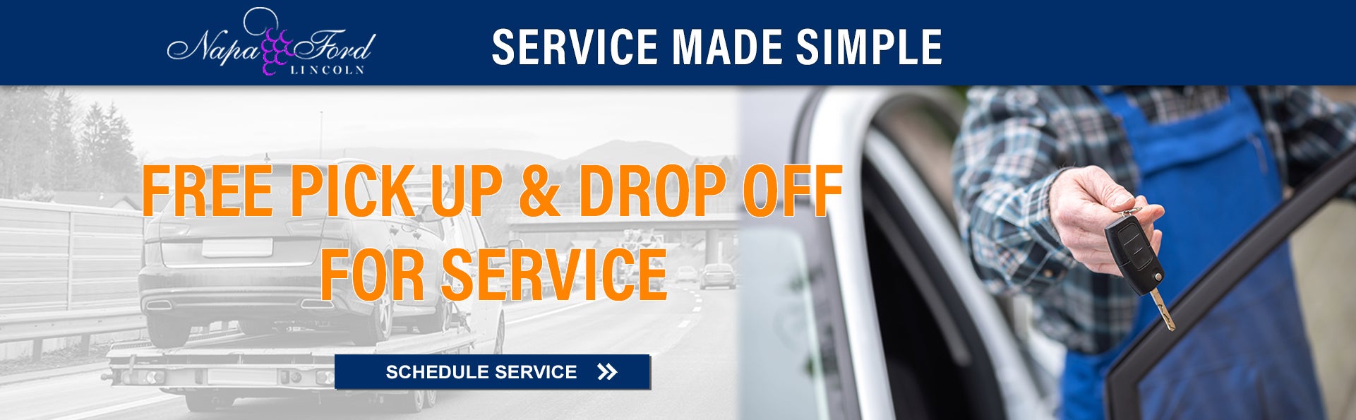 Free Pick up & Drop off for Service